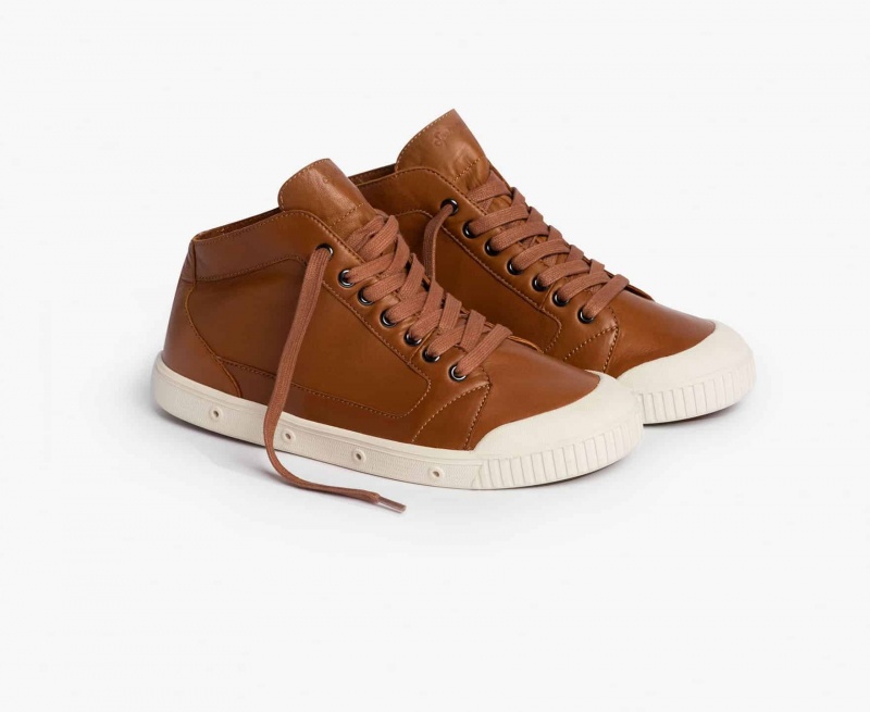 Basket Spring Court M2 Lambskin Marron Homme | SFX-94200886